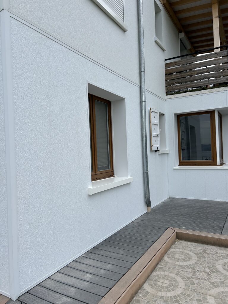 Chantier Lugrin 74 Isolation thermique par l'extérieur